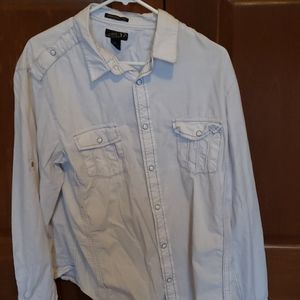 Mens long sleeve button down